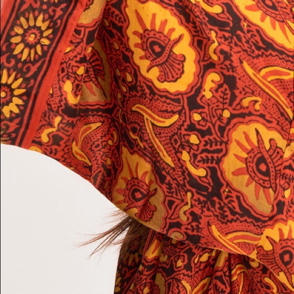 ba&sh Silk Robe Kimono with Sash French - Picture 6 of 7